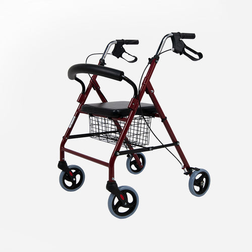 Rollator con Frenos en Empuñaduras – Andador de Aluminio Ligero | Ortopedium