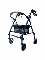 Rollator Sanitec ST8/4 azul plegado