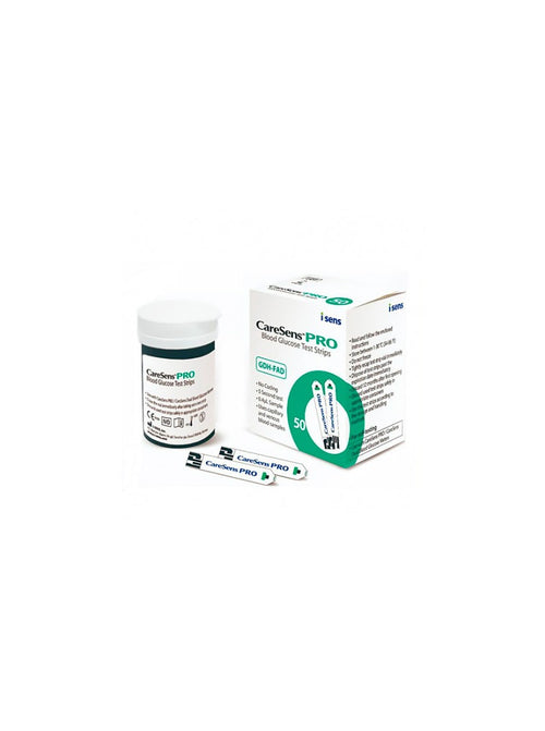 Tiras reactivas de glucosa CareSens Pro 50 unidades