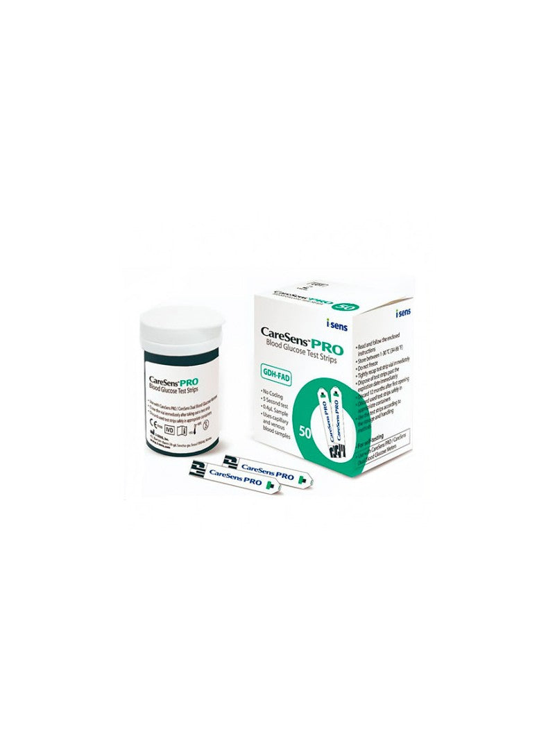 Tiras reactivas de glucosa CareSens Pro 50 unidades